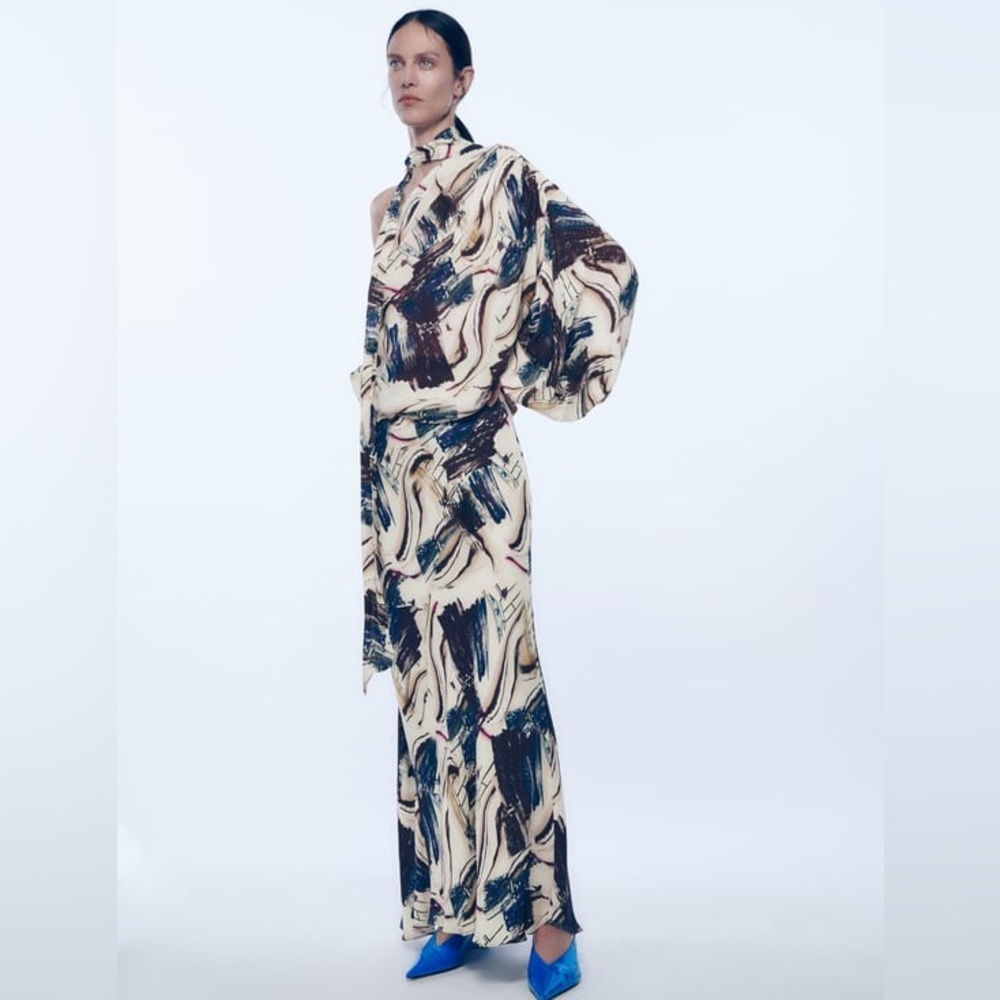 Zara Limited Edition Multicolored Maxi Skirt